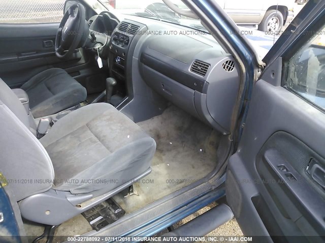 1N6ED27TX4C429976 - 2004 NISSAN FRONTIER CREW CAB XE V6 BLUE photo 5