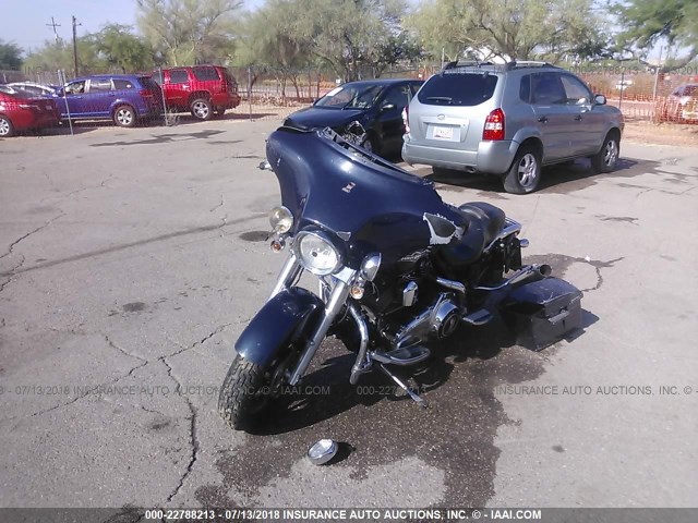 1HD1KB4138Y683482 - 2008 HARLEY-DAVIDSON FLHX BLUE photo 2