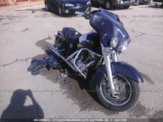 1HD1KB4138Y683482 - 2008 HARLEY-DAVIDSON FLHX BLUE photo 6