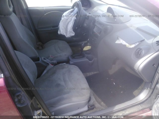 1G8AG52F54Z137039 - 2004 SATURN ION LEVEL 1 MAROON photo 5