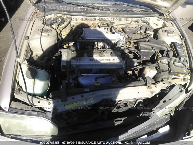 1NXAE09BXRZ206969 - 1994 TOYOTA COROLLA LE/DX TAN photo 10