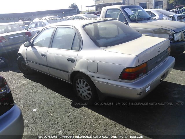 1NXAE09BXRZ206969 - 1994 TOYOTA COROLLA LE/DX TAN photo 3