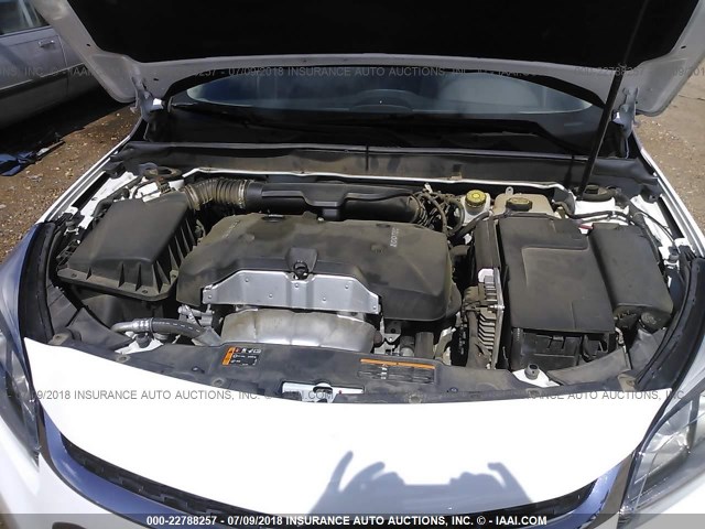 1G11B5SL2EF274137 - 2014 CHEVROLET MALIBU LS 白色 照片 10