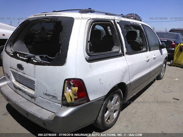 2FMDA58204BB32239 - 2004 FORD FREESTAR LIMITED WHITE photo 4