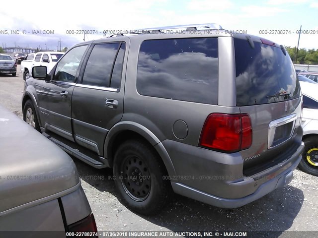 5LMFU27R74LJ18333 - 2004 LINCOLN NAVIGATOR BROWN photo 3