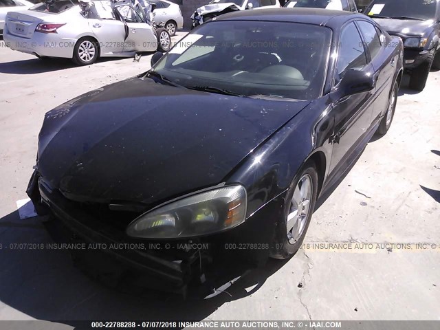 2G2WP552681165732 - 2008 PONTIAC GRAND PRIX BLACK photo 2