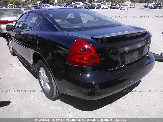 2G2WP552681165732 - 2008 PONTIAC GRAND PRIX BLACK photo 3