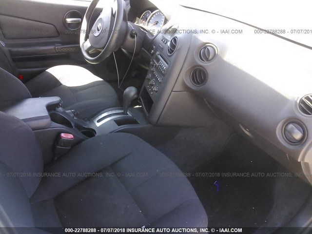 2G2WP552681165732 - 2008 PONTIAC GRAND PRIX BLACK photo 5