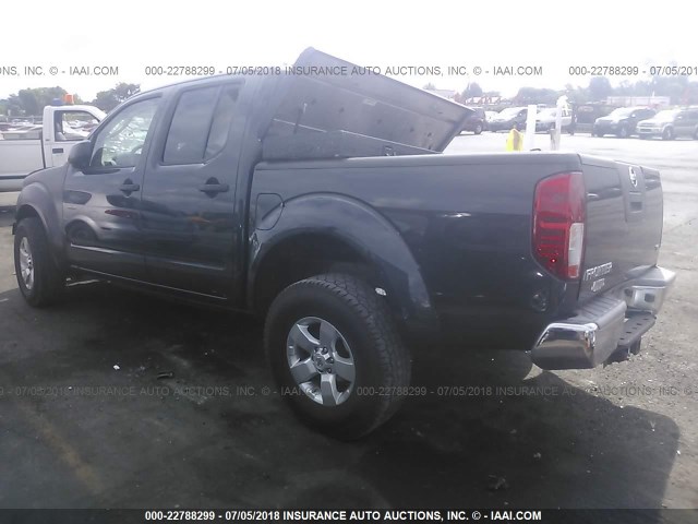 1N6AD0ER1AC433114 - 2010 NISSAN FRONTIER CREW CAB SE/LE/NISMO GRAY photo 3