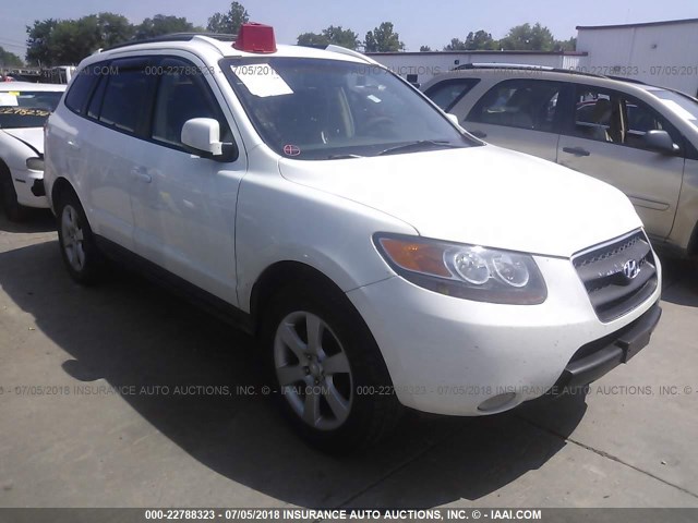 5NMSH73E77H004476 - 2007 HYUNDAI SANTA FE SE/LIMITED WHITE photo 1