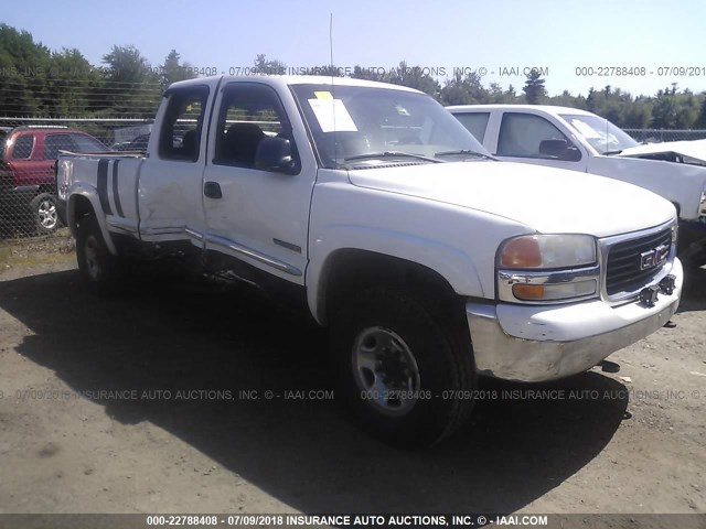 1GTGK29U02Z236544 - 2002 GMC NEW SIERRA K2500 WHITE photo 1