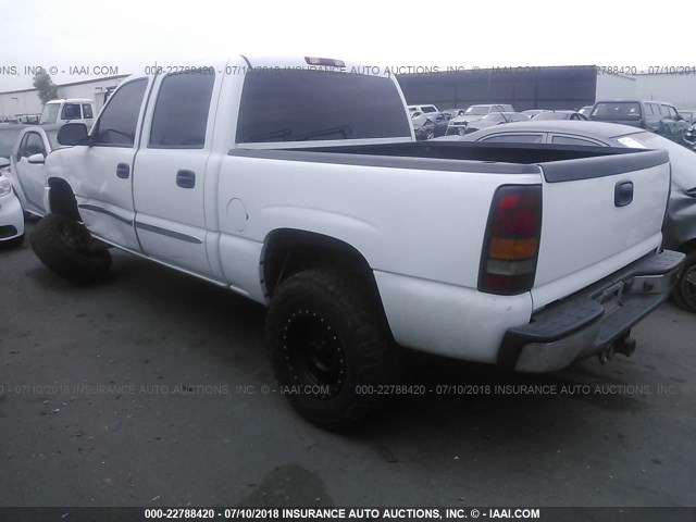 2GTEC13T851260604 - 2005 GMC NEW SIERRA C1500 WHITE photo 3