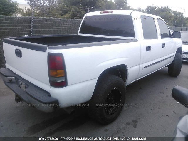 2GTEC13T851260604 - 2005 GMC NEW SIERRA C1500 WHITE photo 4