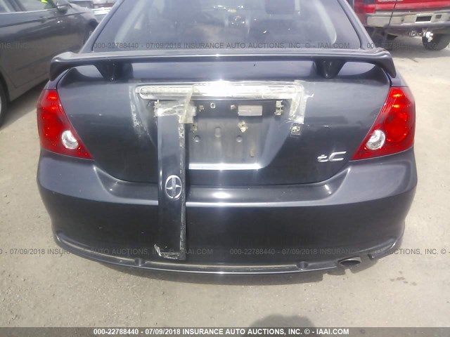 JTKDE167X60099182 - 2006 TOYOTA SCION TC 蓝色 照片 6