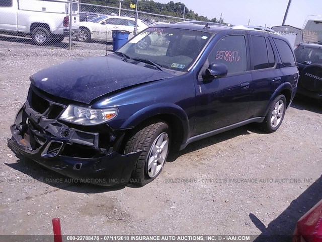 5S3ET13M472803677 - 2007 SAAB 9-7X 5.3I Navy photo 2