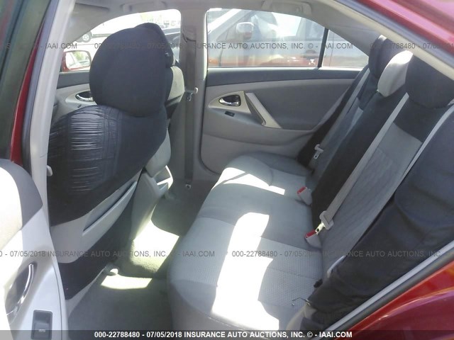 4T1BF3EK1BU672286 - 2011 TOYOTA CAMRY SE/LE/XLE წითელი ფოტო 8