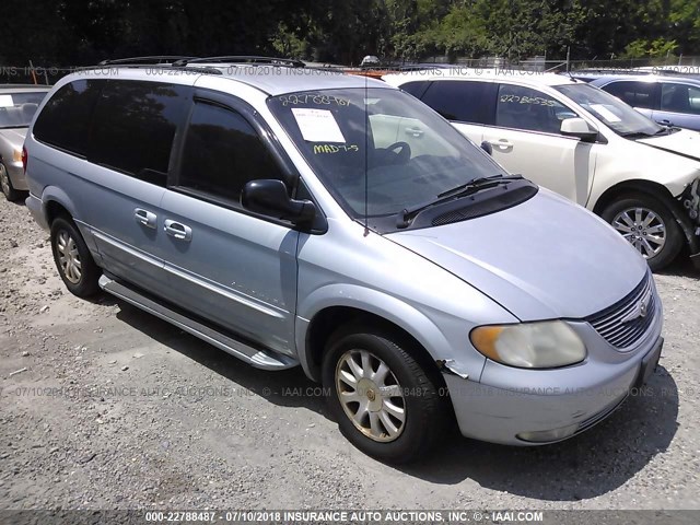 2C4GP54LX1R345927 - 2001 CHRYSLER TOWN & COUNTRY LXI SILVER photo 1