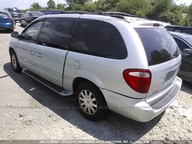 2C4GP54LX1R345927 - 2001 CHRYSLER TOWN & COUNTRY LXI SILVER photo 3