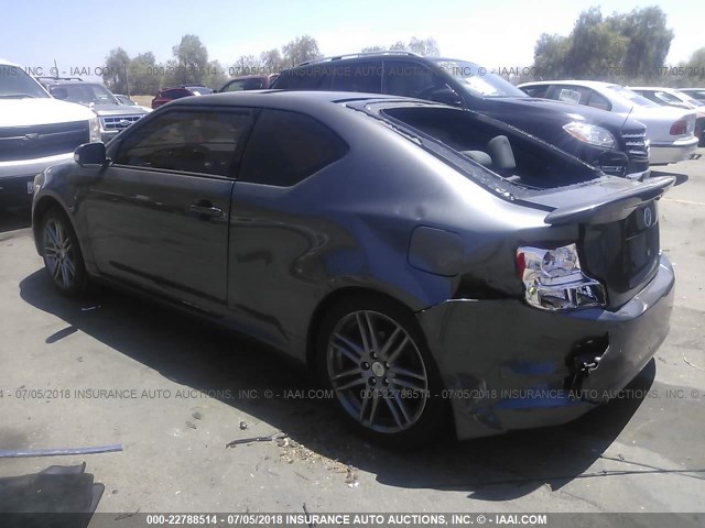 JTKJF5C74B3006905 - 2011 TOYOTA SCION TC 灰色 照片 3