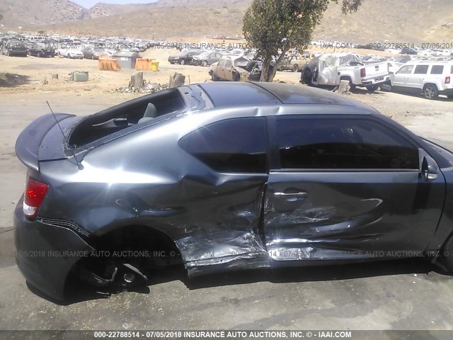 JTKJF5C74B3006905 - 2011 TOYOTA SCION TC 灰色 照片 6