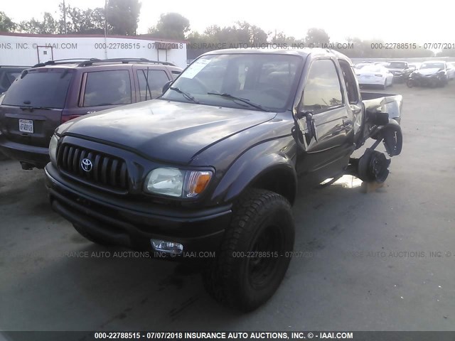 5TESN92N84Z339716 - 2004 TOYOTA TACOMA XTRACAB PRERUNNER შავი ფოტო 2