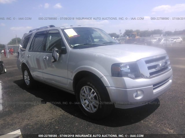 1FMJU1K5XEEF57267 - 2014 FORD EXPEDITION LIMITED SILVER photo 1