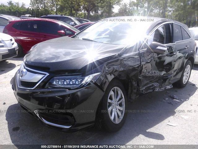 5J8TB3H36JL002411 - 2018 ACURA RDX BROWN photo 2