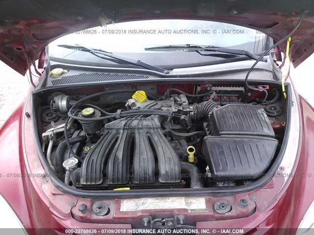 3C4FY48B63T610573 - 2003 CHRYSLER PT CRUISER CLASSIC 红色 照片 10