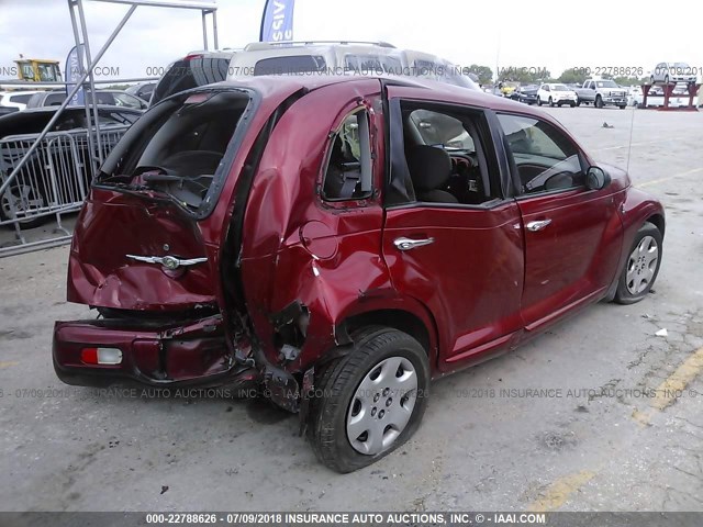 3C4FY48B63T610573 - 2003 CHRYSLER PT CRUISER CLASSIC RED photo 4