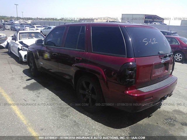 1GNET13H372271242 - 2007 CHEVROLET TRAILBLAZER SS RED photo 3