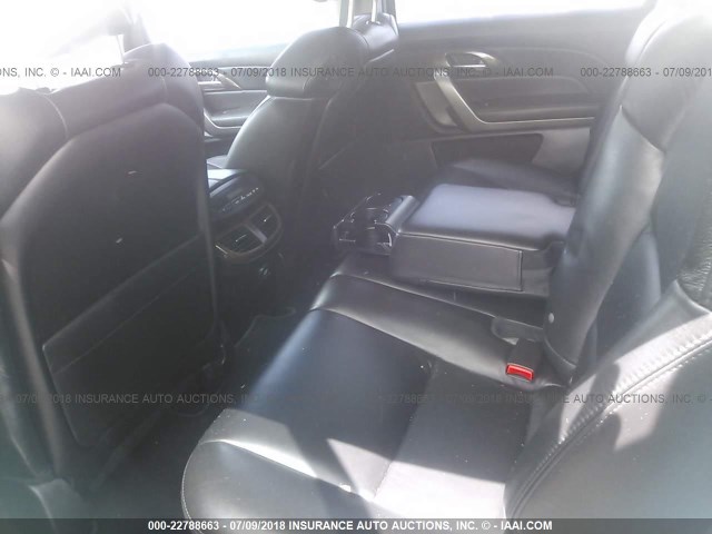 2HNYD2H64BH521503 - 2011 ACURA MDX TECHNOLOGY SILVER photo 8