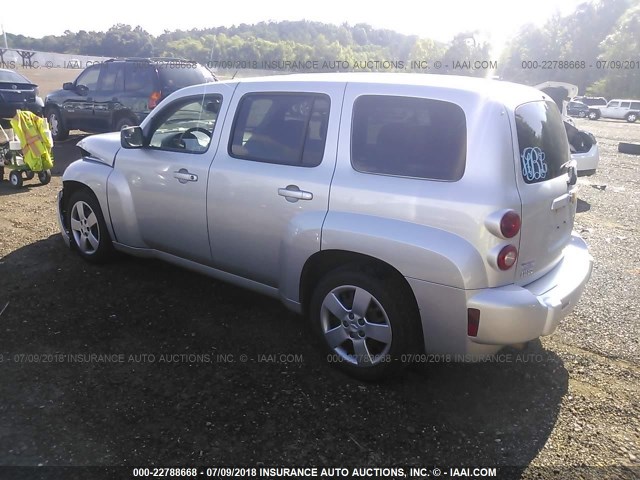 3GNBAAFW0BS639988 - 2011 CHEVROLET HHR LS SILVER photo 3