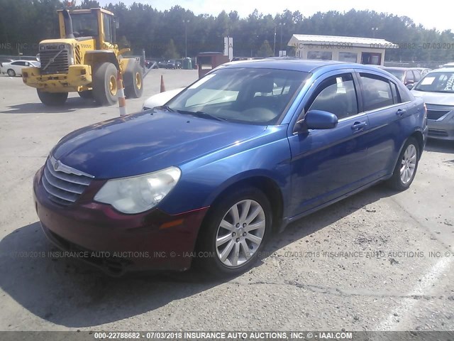 1C3CC5FB7AN143496 - 2010 CHRYSLER SEBRING LIMITED BLUE photo 2