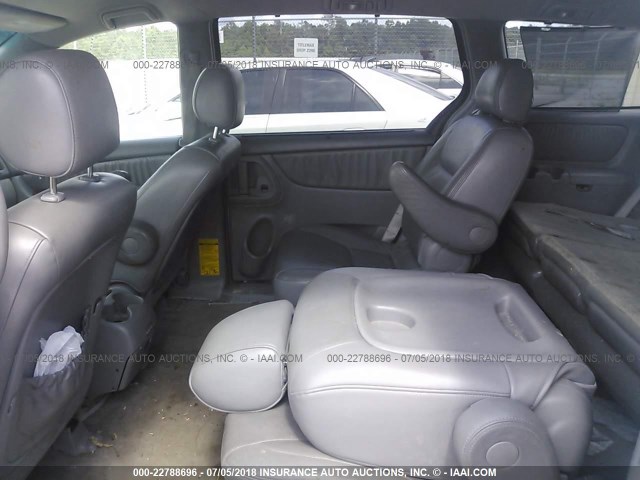 5TDZA22C85S309257 - 2005 TOYOTA SIENNA XLE/XLE LIMITED SILVER photo 8