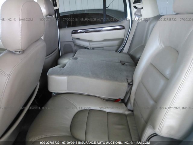 1FMZU75W24ZA03612 - 2004 FORD EXPLORER LIMITED 白色 照片 8