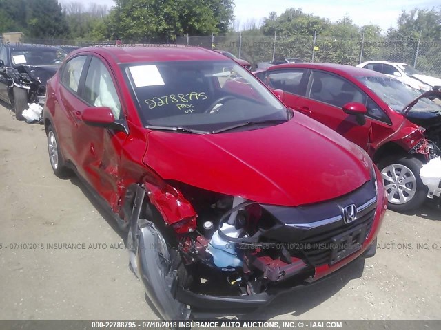 3CZRU6H31JG707547 - 2018 HONDA HR-V LX RED photo 1