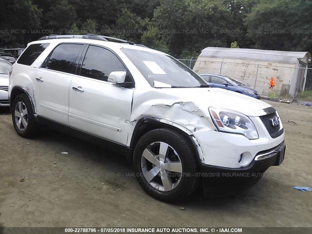 1GKLVMED2AJ122022 - 2010 GMC ACADIA SLT-1 Biały zdjęcie 1