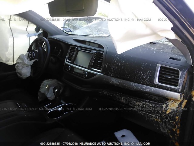 5TDKKRFH0FS098683 - 2015 TOYOTA HIGHLANDER XLE შავი ფოტო 5