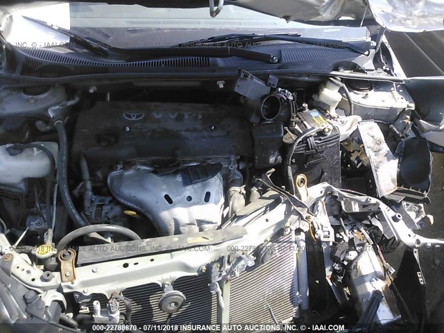 JTKDE3B74A0305543 - 2010 TOYOTA SCION TC 银色 照片 10