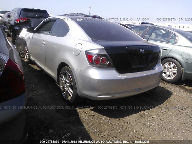 JTKDE3B74A0305543 - 2010 TOYOTA SCION TC 银色 照片 3