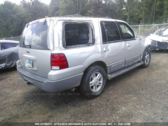 1FMRU15W73LC01830 - 2003 FORD EXPEDITION XLT SILVER photo 4