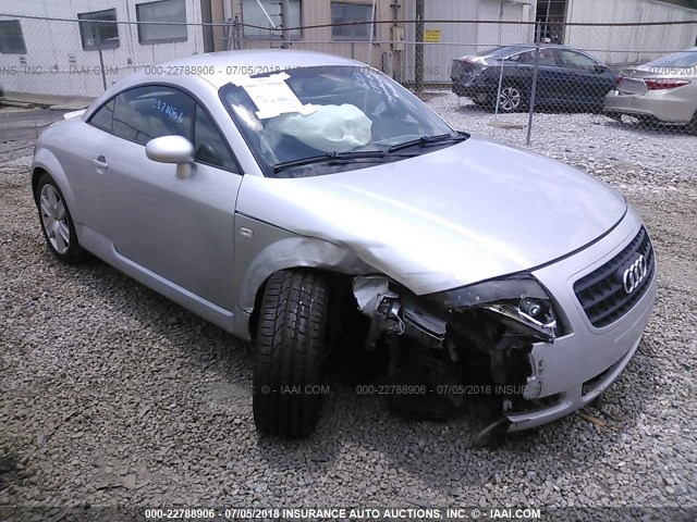 TRUSC28N741001485 - 2004 AUDI TT SILVER photo 1