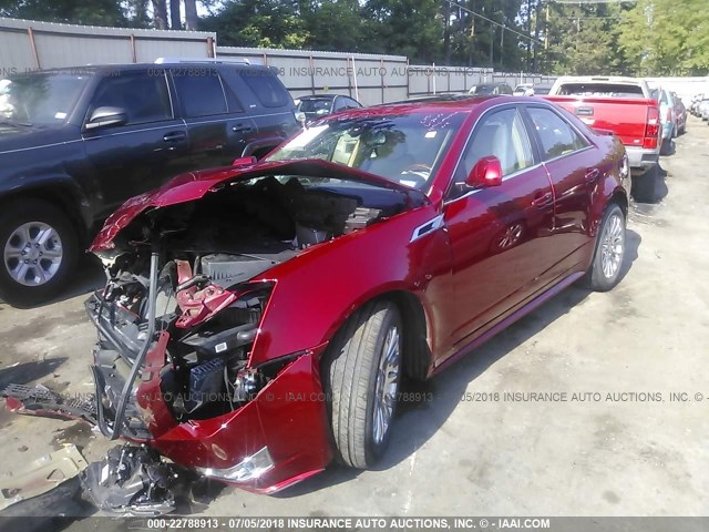 1G6DK5E32C0116772 - 2012 CADILLAC CTS PERFORMANCE COLLECTION Красный фото 2