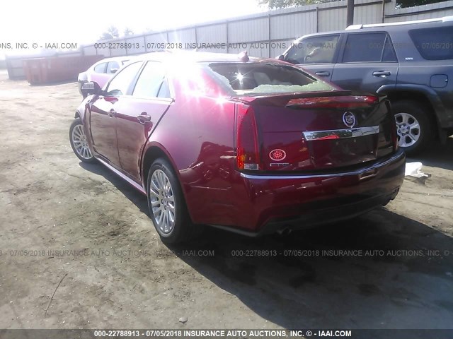 1G6DK5E32C0116772 - 2012 CADILLAC CTS PERFORMANCE COLLECTION Красный фото 3