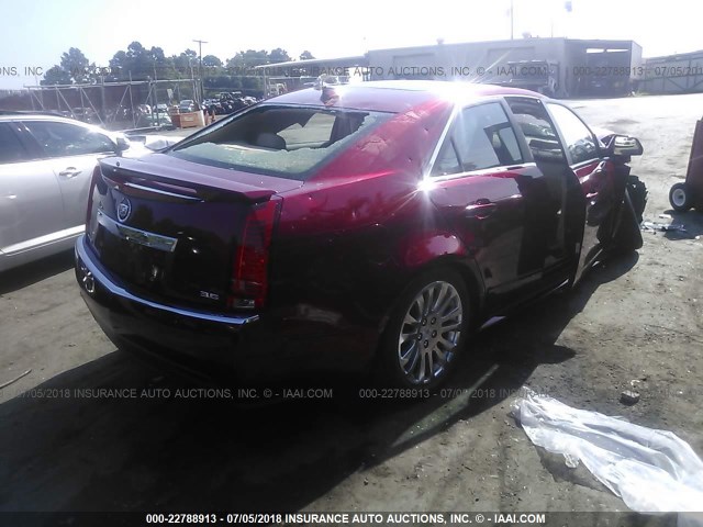 1G6DK5E32C0116772 - 2012 CADILLAC CTS PERFORMANCE COLLECTION Красный фото 4