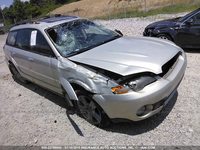 4S4BP86C754339807 - 2005 SUBARU LEGACY OUTBACK H6 R LL BEAN TAN photo 1