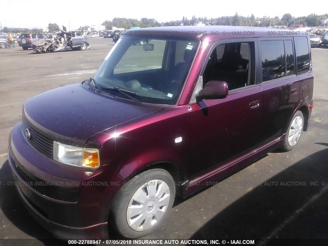 JTLKT334464049322 - 2006 TOYOTA SCION XB იასამნისფერი ფოტო 2