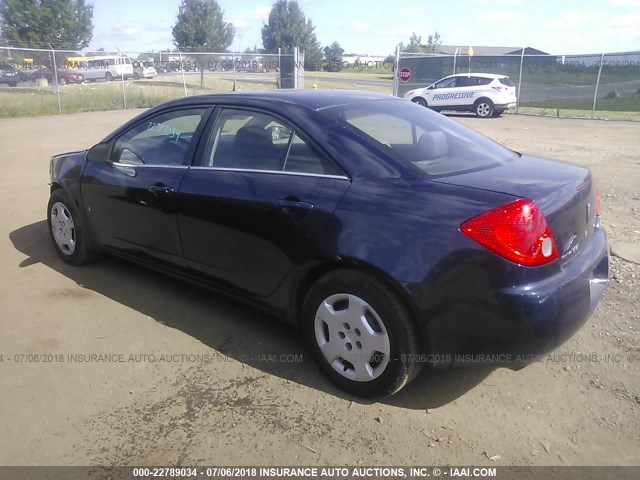 1G2ZF57B184195724 - 2008 PONTIAC G6 VALUE LEADER/BASE BLUE photo 3
