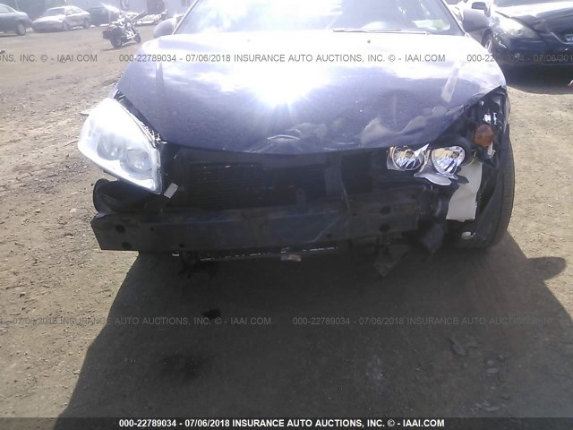 1G2ZF57B184195724 - 2008 PONTIAC G6 VALUE LEADER/BASE BLUE photo 6