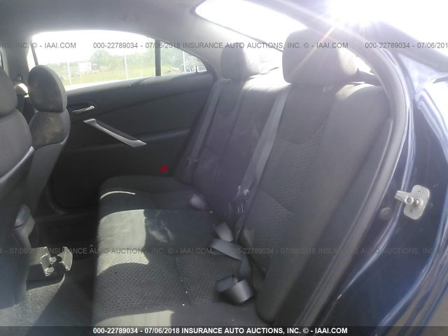 1G2ZF57B184195724 - 2008 PONTIAC G6 VALUE LEADER/BASE BLUE photo 8